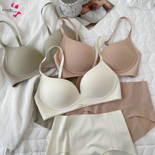 Áo Lót Nữ Su Đúc Không Gọng Nhật AD927 Phương Linh Underwear được làm bằng cao su non siêu nâng đẩy ngực và thoáng khí