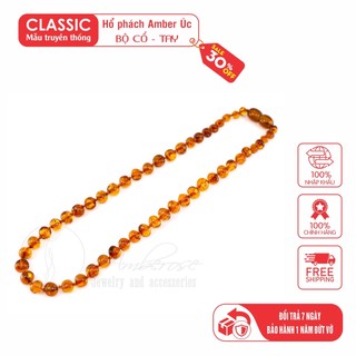 Vòng cổ Amber Úc cho bé 0-10 tuổi  VCM1MO