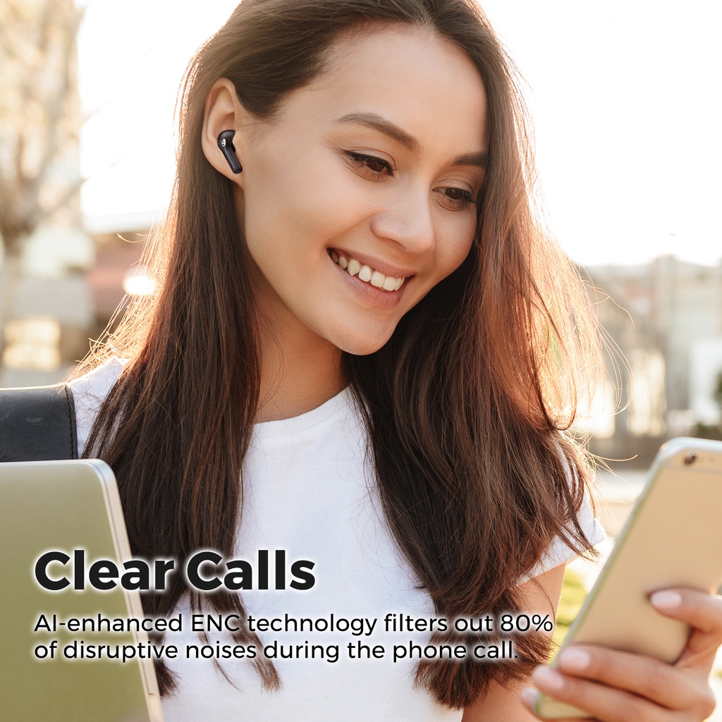Ảnh SoundPEATS Life Tai nghe nhét tai không dây ANC bluetooth V5.2 giảm tiếng ồn tích hợp mi cờ rô 12mm 2