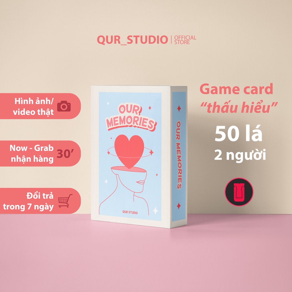 Combo Bộ Bài Tình Yêu Our Memories + Bộ Bài Mèo Nổ Học Đường Our Moments Dành Cho Cặp Đôi, Nhóm Bạn Bởi QUR STUDIO