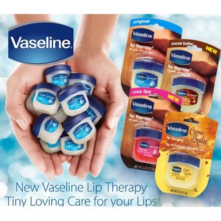 Sáp dưỡng môi Vaseline 7g. Có sẵn