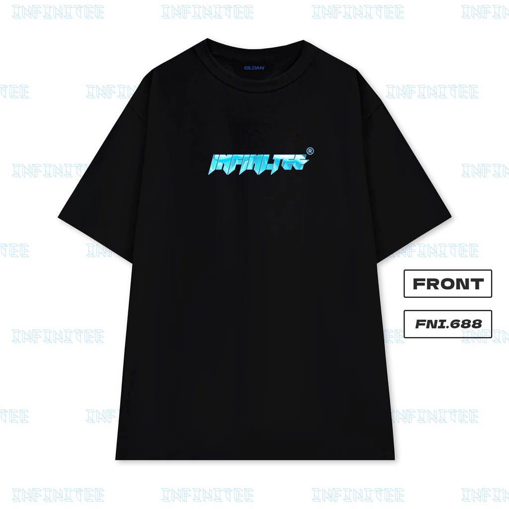 Áo thun INFINITEE Fni688, Thun 100% Cotton - form rộng Unisex.