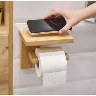 Kệ gỗ Giá đỡ không cần khoan hộp để cuộn giấy vệ sinh nhà tắm nhà vệ sinh nhà nghỉ khách sạn văn phòng