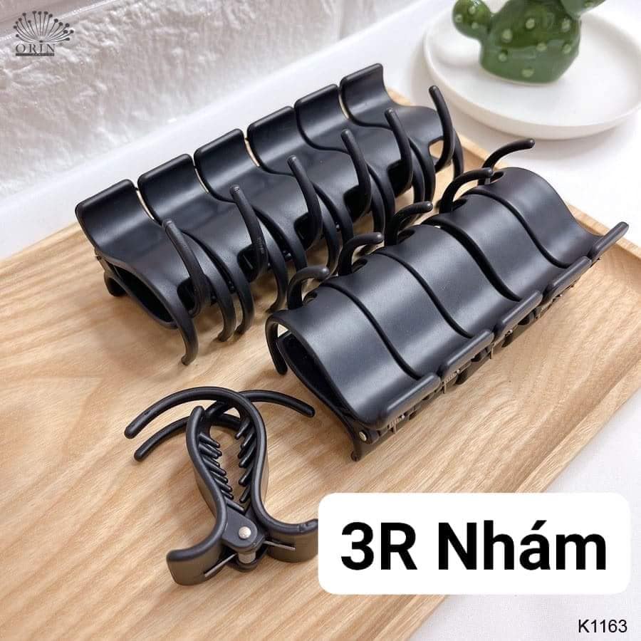 Kẹp tóc NOVSET Kẹp tóc càng cua 3 răng và 5 răng , phong cách hàn quốc [set 12cái ]