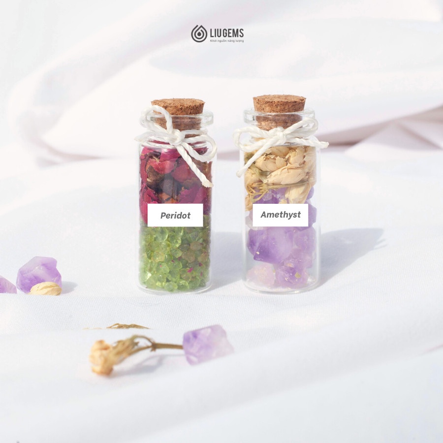 Đá Thanh Tẩy Năng Lượng Liugems, Mix Thảo Mộc Gia Tăng Tích Cực PK03