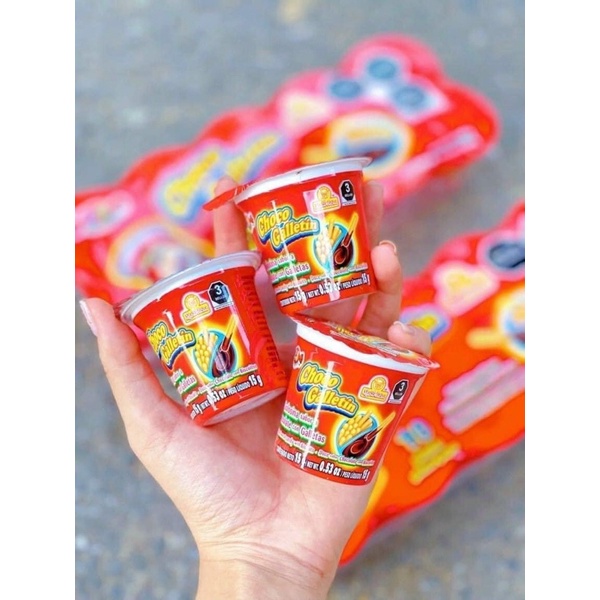 [10 hũ] BÁNH QUE CHẤM SOCOLA CHOCO - GIAO MÃ NGẪU NHIÊN