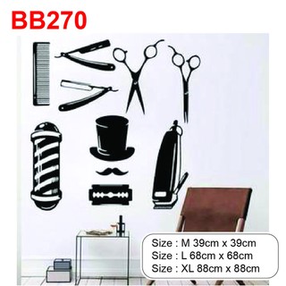 Decal dán trang trí tiệm Barber, Spa, thu hút khách hàng, tạo điểm nhấn, tăng doanh thu P17