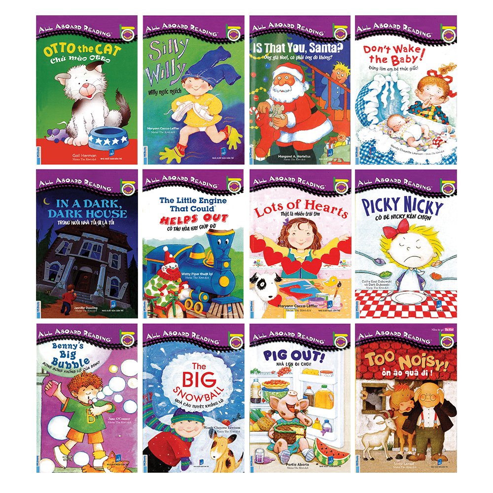Sách - All abroad reading Truyện tiềm thức cho bé - Bộ 12 cuốn (Bản tiếng Việt)