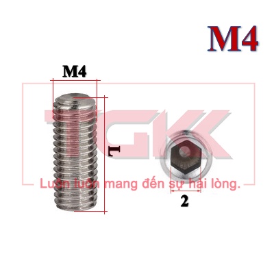 Vít trí inox 304 M4 | Shopee Việt Nam