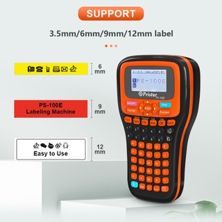 Máy In Nhãn Công Nghiệp Tự Động Không Dây ps-100e Và 3 Máy In Nhãn tze-231 tze231 Như Anh Ptouch pt-e110vp