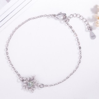 [FreeShip]Lắc Bạc Ý 925 Bông Tuyết