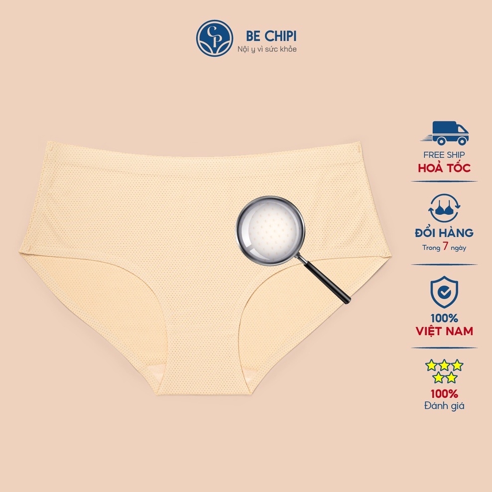 Ảnh Quần Lót Không Đường May Màu Trơn Thông Khí Thoáng Mát By Bechipi QL9999 1