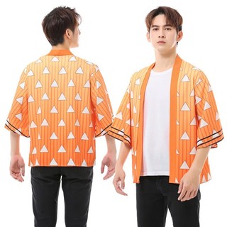 Áo Khoác kimono Hóa Trang Nhân Vật kamado Tanjiro Nezuko Trong Phim Demon Slayer