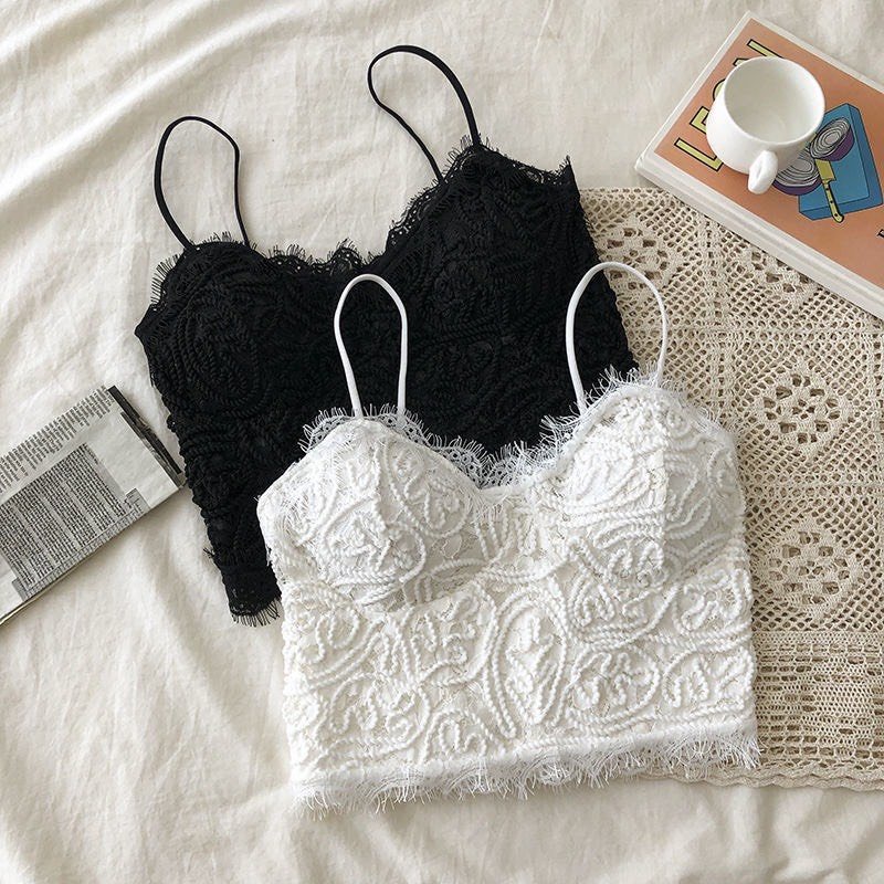Áo Bra Ren Nữ Crotop Siêu Hot Chun Lưng 1720
