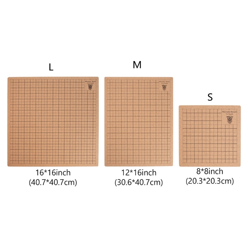 Cc Macrame Board Lưới Cork Board 8 '', 12 '', 16 '' cho Dự án Vòng tay Thủ công DIY