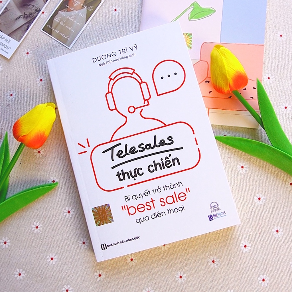Sách - Telesale thực chiến - Bí quyết trở thành bestsale qua điện thoại - Bizbooks TẶNG kèm SÁCH NÓI và Bookmark