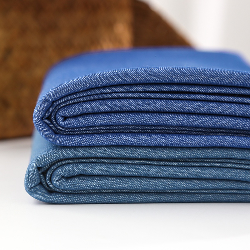 Mỏng Co Giãn Vải Denim Cotton Co Giãn Quần Jean Vải Giặt Cho DIY Khẩu Trang May Chất Liệu 50 * 145cm TJ0701