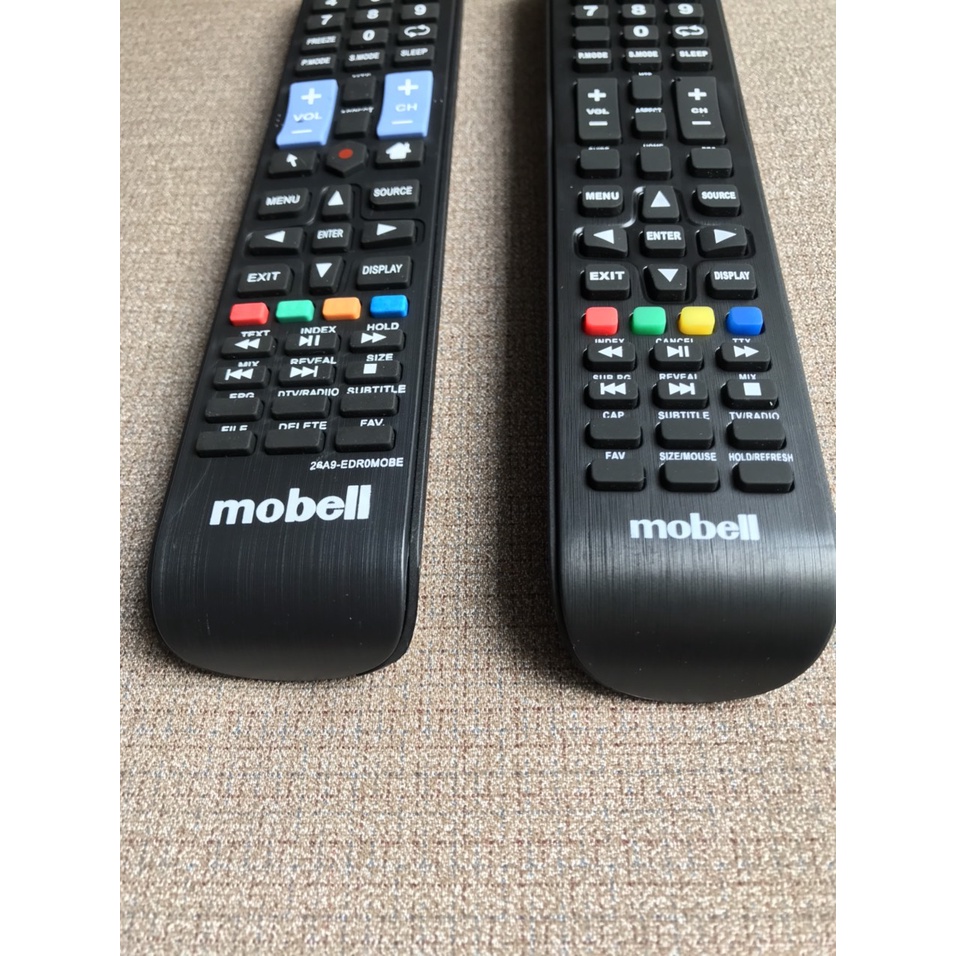 Điều khiển tivi mobell, Remote tivi mobell được chọn mẫu 40S600A,43S600A,32T600A,32T610A