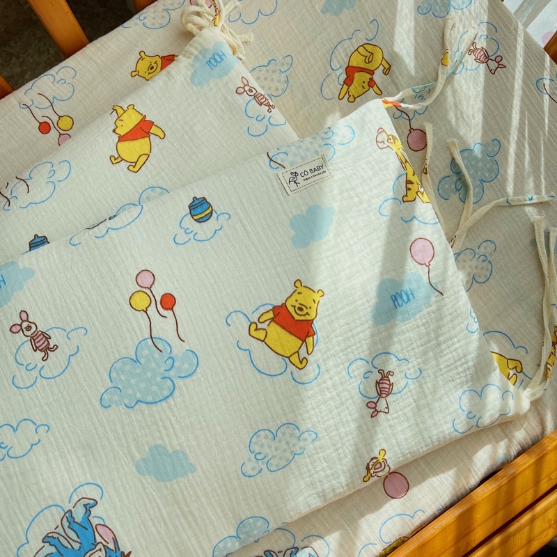 [Cò Baby] QUÂY CŨI MUSLIN 100% COTTON CHO BÉ