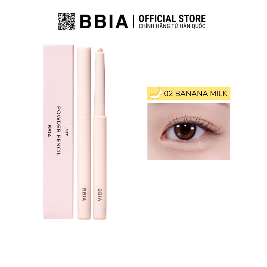 Chì kẻ bọng mắt mềm mượt, không lem trôi BBIA Last Powder Pencil 0.8g