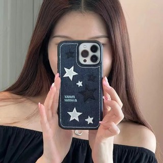 Ốp Điện Thoại Da Màu Xanh Dương Cho iPhone 11 11promax 12 12promax 13 13promax 14 14promax 14plus x xr xsmax