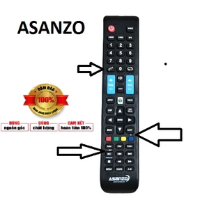 Điều khiển tivi asanzo dòng smart , Remote TV asanzo smart hàng xịn