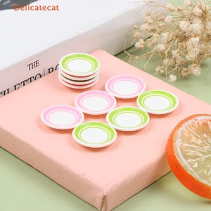 1 Bộ Đĩa Ăn Bộ Đồ Ăn Thu Nhỏ Phụ Kiện Nhà Búp Bê