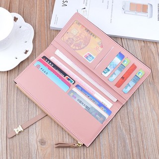 Ví bóp nữ cầm tay dài cao cấp đẹp phong cách Hàn Quốc khóa cài chú thỏ dễ thương nhiều ngăn đựng tiện dụng HANASO VD002