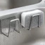 Móc treo miếng rửa chén inox hình vuông tiện lợi