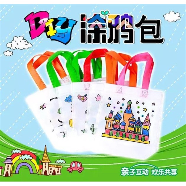 Combo túi kèm màu tô sáng tạo, phát triển tư duy