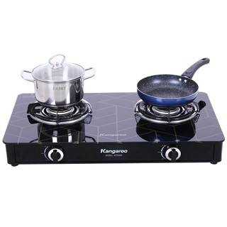 Bếp ga đôi Kangaroo KG526M-Chính hãng trưng bày-chính hãng 100% bảo hành 12 tháng