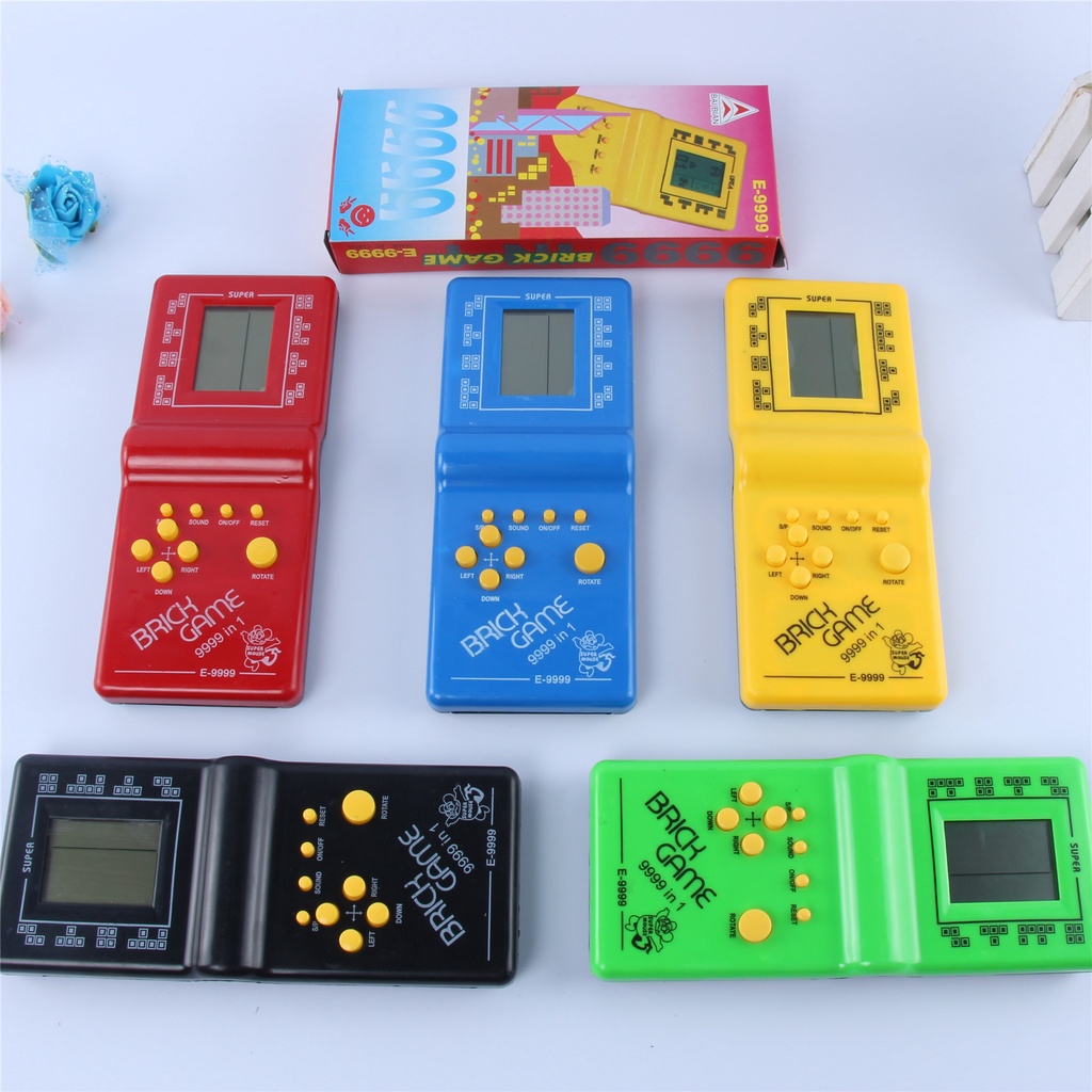 Máy điện tử xếp hình cầm tay BRICK GAME, máy chơi điện tử xếp gạch, máy chơi game xếp hình
