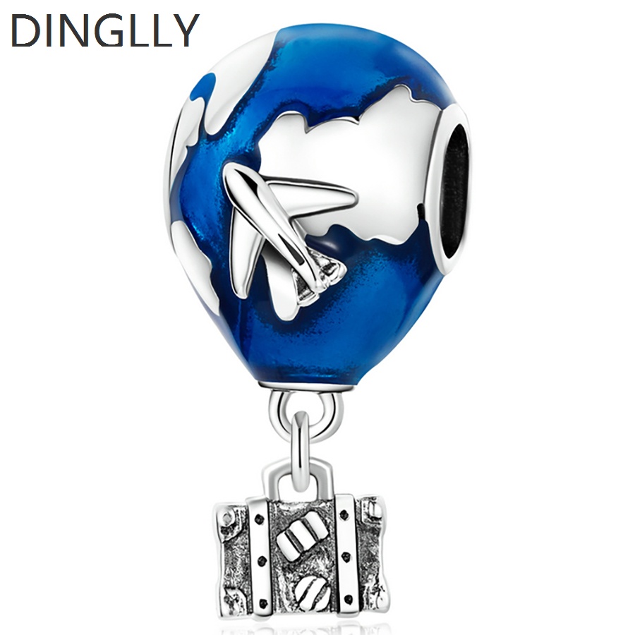 Vòng Dream Catcher Màu Sắc Bạc & Xanh Da Trời Dùng Làm Phụ Kiện Trang Sức DIY