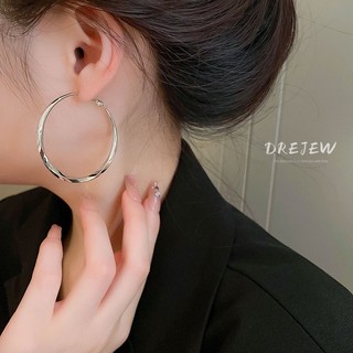 DREJEW Khuyên Tai Vòng Xoắn Phong Cách Âu Mỹ Mới Cho Nữ