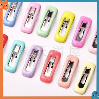 2cm Nhỏ Vuông Thú Cưng Kẹp Tóc Chó BB Kẹp Teddy Maltese Yorkshire Mũ Đội Đầu Ragdoll Chuyên Dụng Lưỡi
