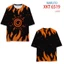 Naruto Anime Akatsuki Áo Thun Nữ Tay Ngắn Top Unisex Cosplay Tee Thời Trang Sasuke Itachi Thường Ngày 3D Áo Sơ Mi Plus Kích Thước