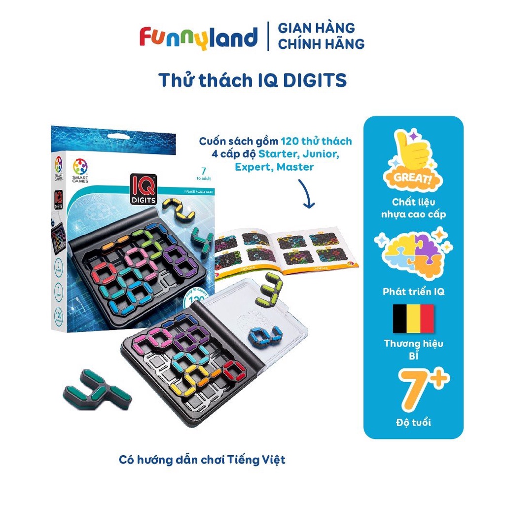 Ảnh Đồ chơi trí tuệ SmartGames Thử Thách IQ Digits 1