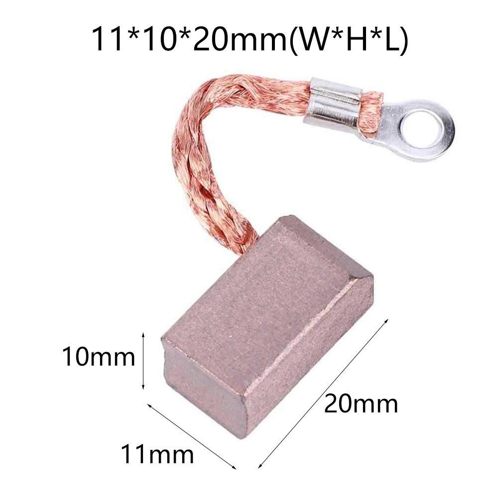 [Vận chuyển nhanh] Dây cọ Carbon 4 chiếc SIMPLEAID Động cơ điện 11 * 10 * 20mm chung chất lượng cao
