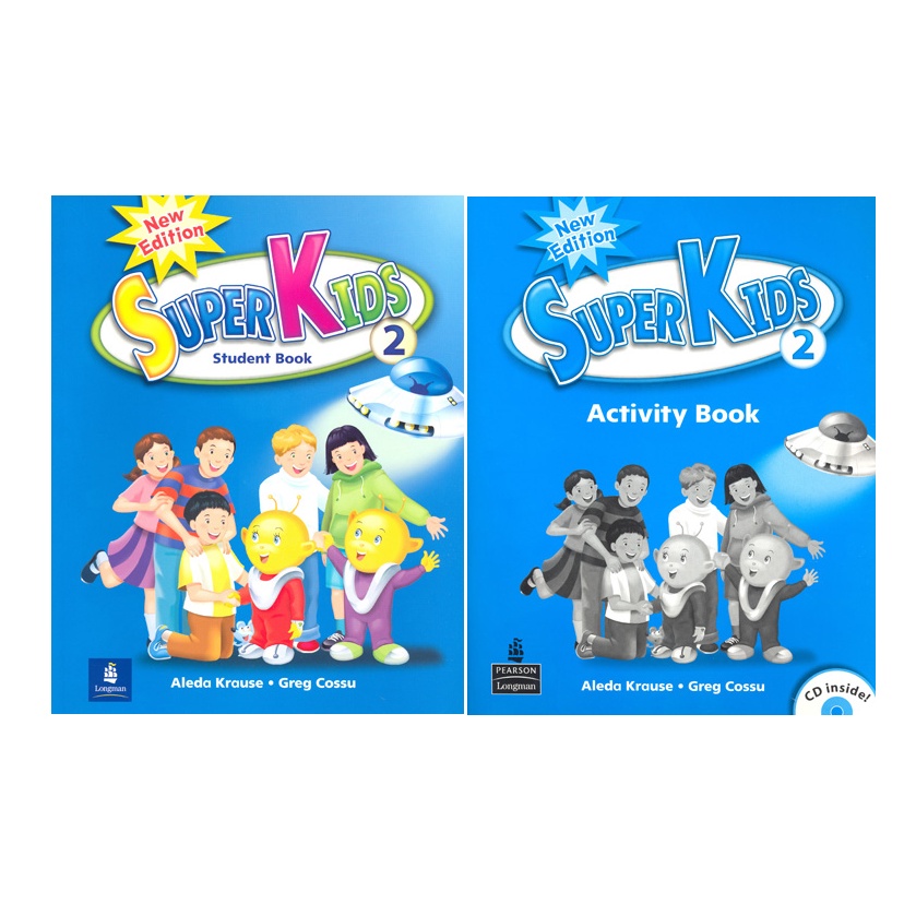 Sách - ( Bộ 2 cuốn) Tiếng Anh- Super kids 2 (WB - SB)
