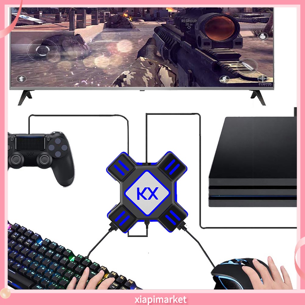 Bộ Chuyển Đổi Bàn Phím + Chuột Chơi Game Cho Switch / Xbox / Ps4 / Ps3