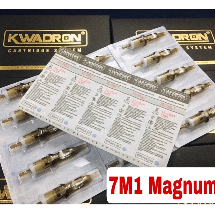 [KWADRON] Kim Magnum 5M1 - 7M1 Kwadron - Kim Đạn Máy Pen Phun Xăm