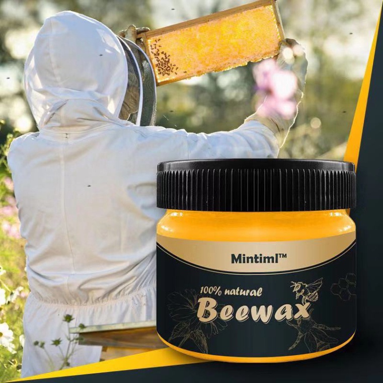 Đánh bóng đồ gỗ sáp ong Beewax, sáp tự nhiên làm bóng, làm mới bàn ghế, bàn, tủ gỗ
