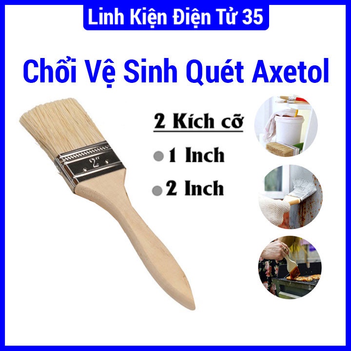 Chổi vệ sinh mạch quét Axetol dùng quét sơn, vệ sinh main điện thoại ...
