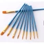 Bộ 10 Cọ Vẽ Màu Nước Cơ Bản Cán Nhựa Đầu Cọ Bằng Sợi Nylon HUNGACOLOR