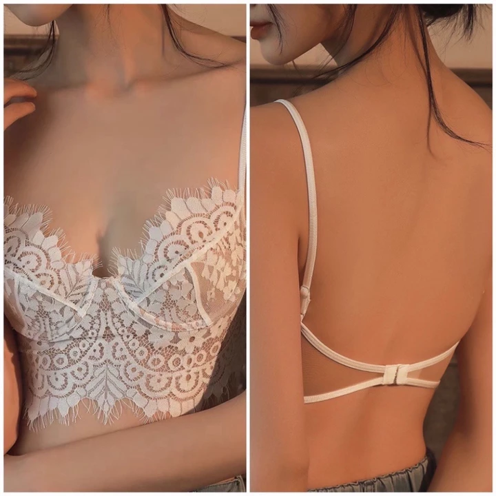 Áo bra Corset Bralette ren mềm có gọng mút mỏng sexy sang chảnh 329