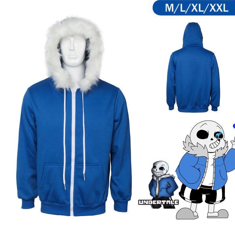 Áo khoác và găng tay cosplay Sans Undertale, thoải mái