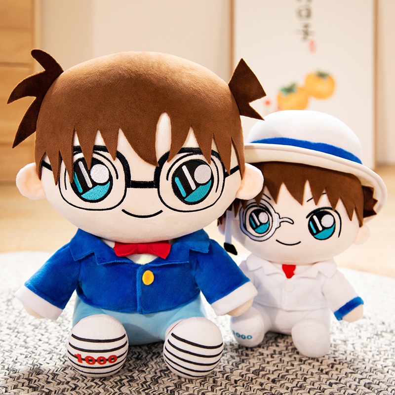 HK1 Thám Tử Lừng Danh Conan Búp Bê 35cm Đệm Anime Gối Kaito Kiddo Sang Trọng Mềm Đồ Chơi Kid Nhồi Bông Búp Bê Trang Trí Nhà Quà Tặng KH1