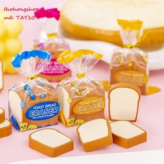 Túi Tẩy Chì 4 Bánh Mỳ Kẹp Eraser - Thỏ Hồng VPP