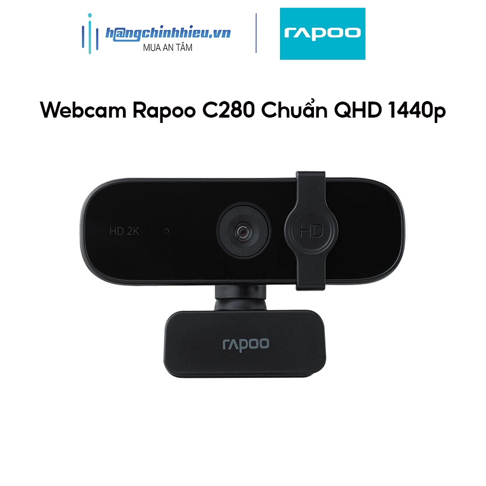 [Mã BMLTB200 giảm đến 100K đơn 499K] Webcam Rapoo C280 Chuẩn QHD 1440p