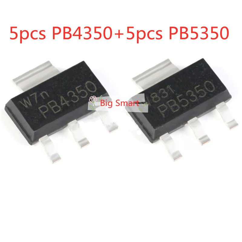 Set 10 Linh Kiện Bán Dẫn PB4350 PB5350 SOT-223 PBSS4350Z PBSS5350Z ...